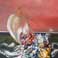 Das Floß der Medusa 2011 - Öl / Collage auf Nessel 50 x 70 cm