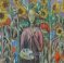 Sonnenblumen-Maler 2015 - Öl auf Leinwand 100 x 80 cm