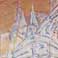 Weiße Kathedrale 2004 -
Lack / Ölkreide / Öl / Acryl auf Leinwand, 110 x 130 cm